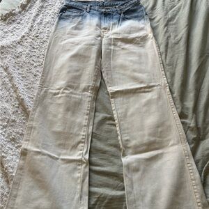 Ralph Lauren Polo Jeans Co Ombre Flare Jeans Size 12